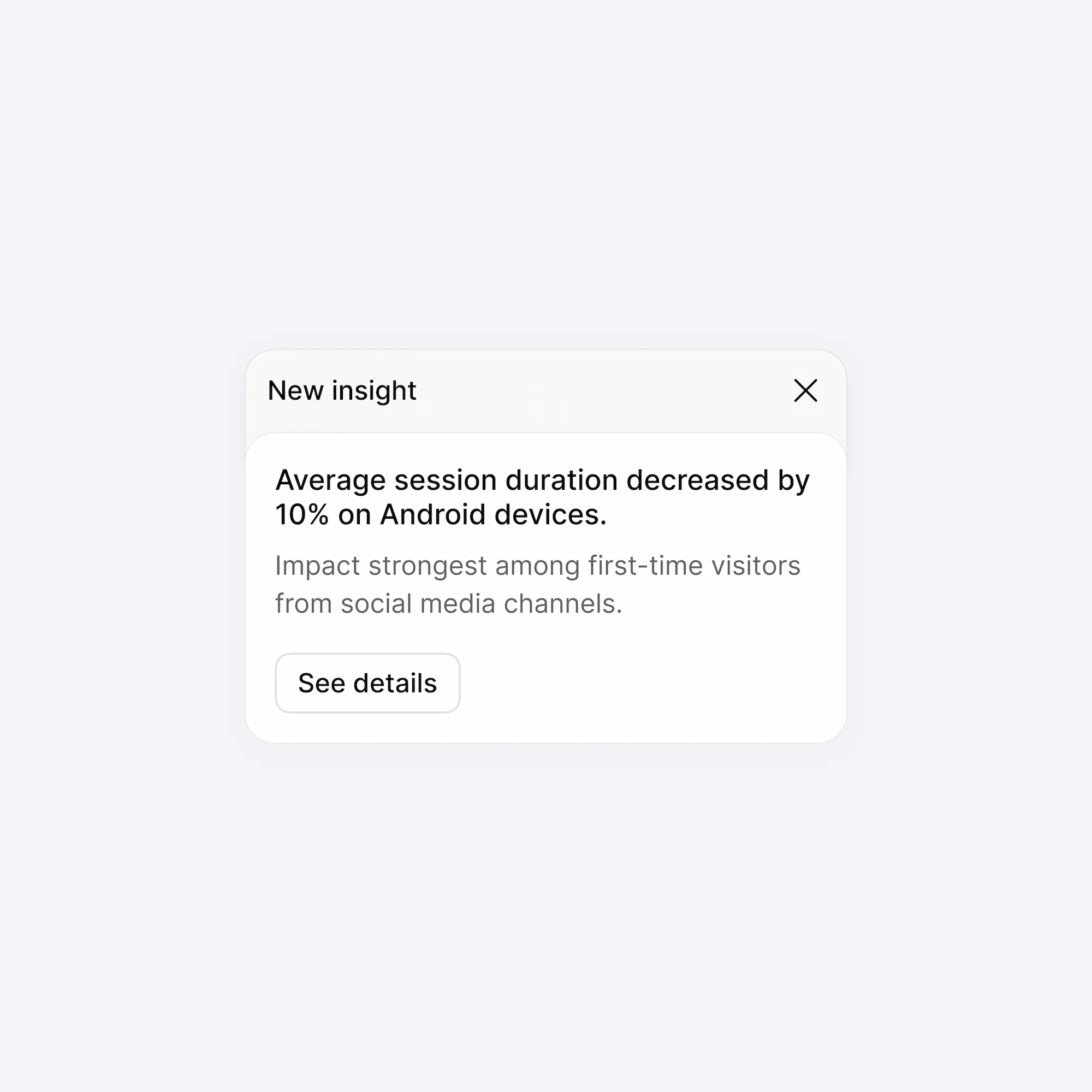 Analytics UI element 02